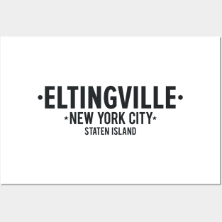 Eltingville Zen - Staten Island Minimalist Apparel - NYC Posters and Art